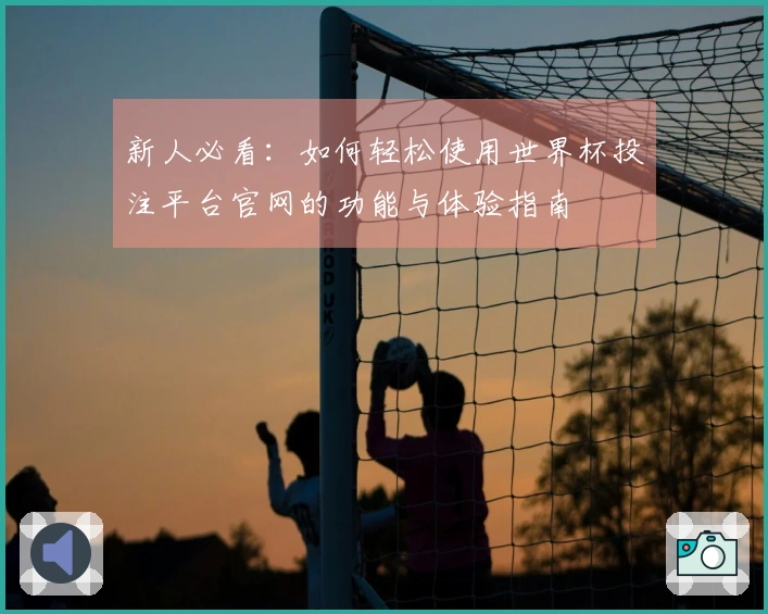 新人必看：如何轻松使用世界杯投注平台官网的功能与体验指南